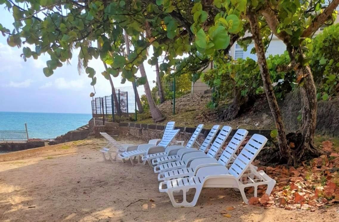 Ilet Bleu Studio Cosy Rdc Vue Mer Et Jardin - Acces Direct Plage Le Gosier  Esterno foto